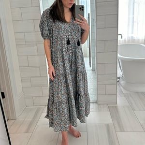 Spell & The Gypsy floral midi dress - boho flattering!